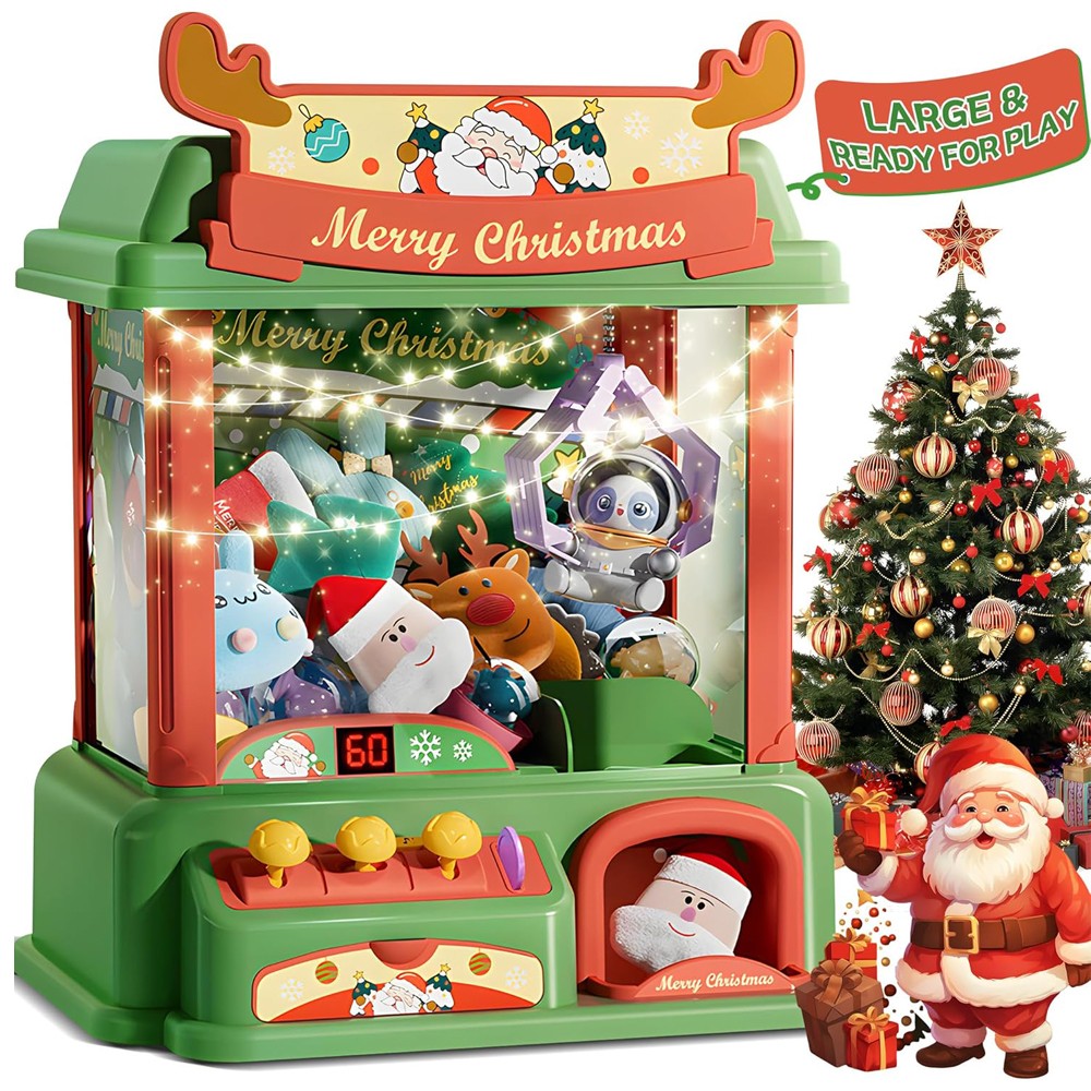 Arcade Games And Vending - Christmas Claw Machine For Kids Mini