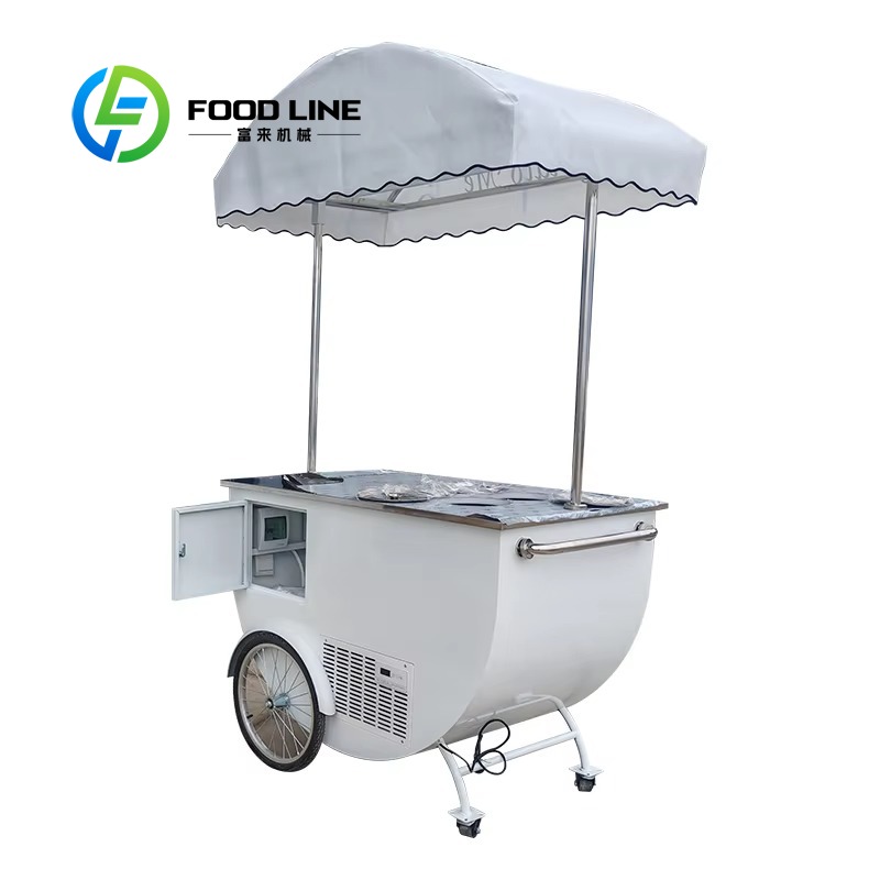 Hot Dog Vending Cart - Customized Commercial Mobile Vending Cart Outdoor