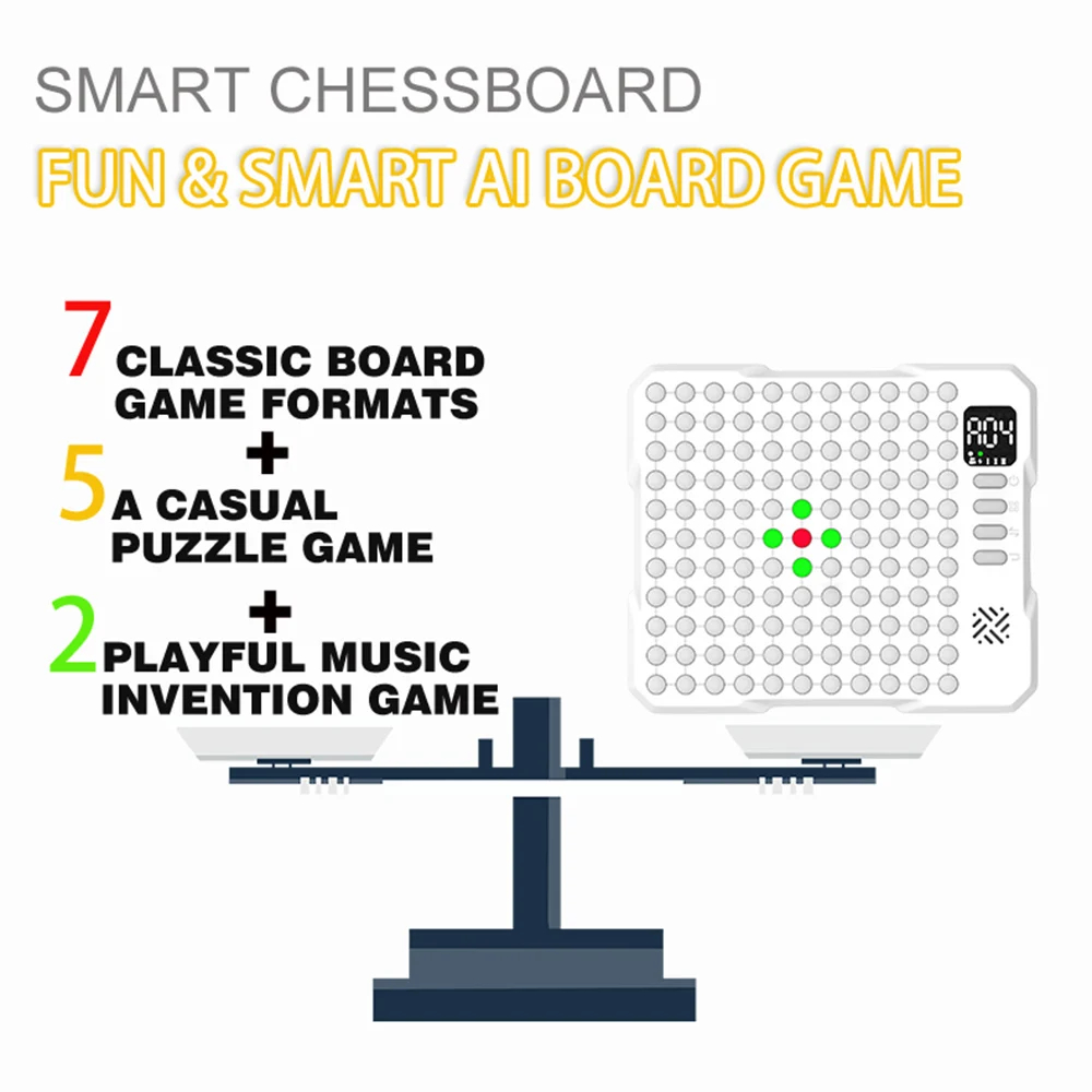 Whack A Mole Arcade - 14 in 1 Multifunctional Smart Board