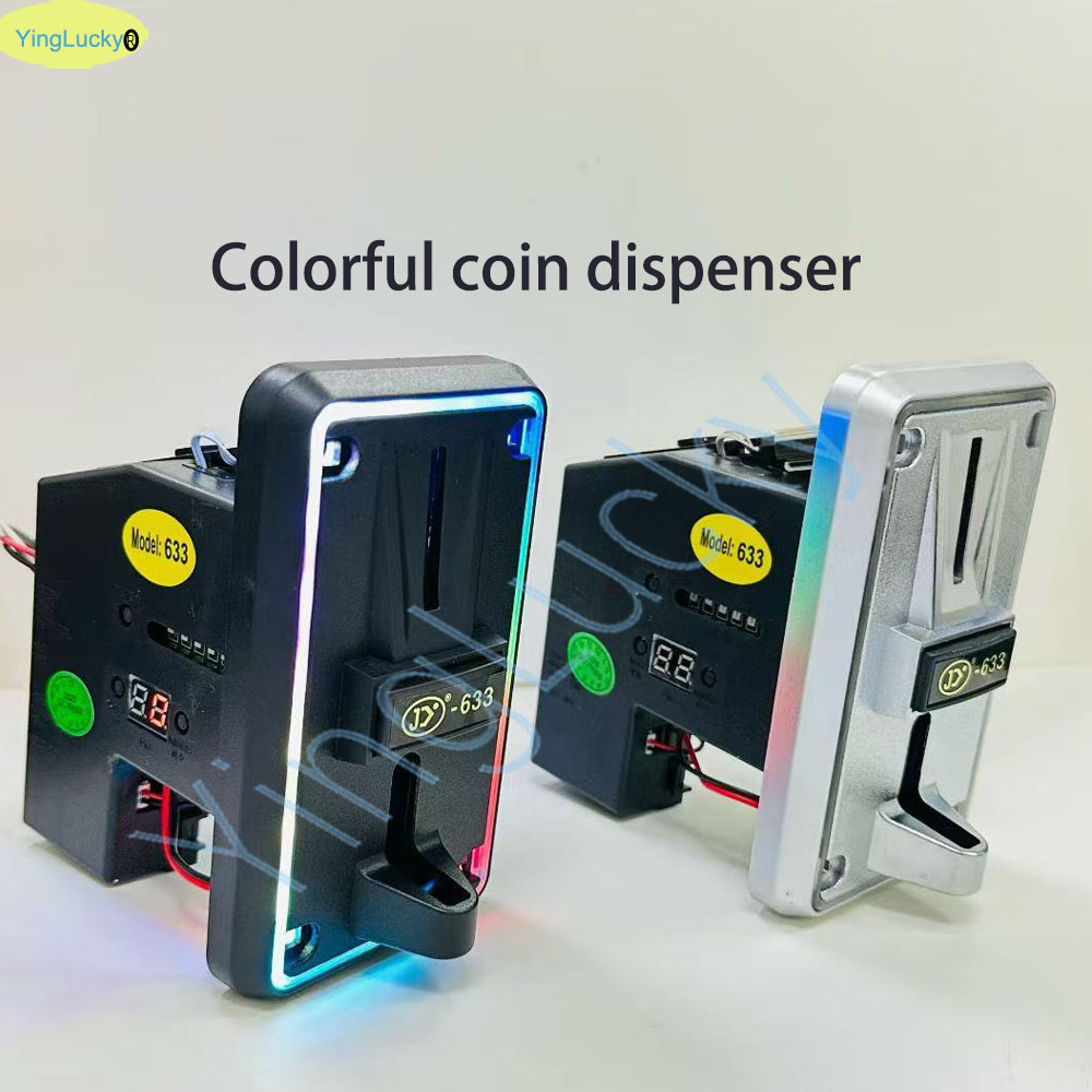 Arcade And Vending - Colorful LED Multi Coin Acceptor Coin