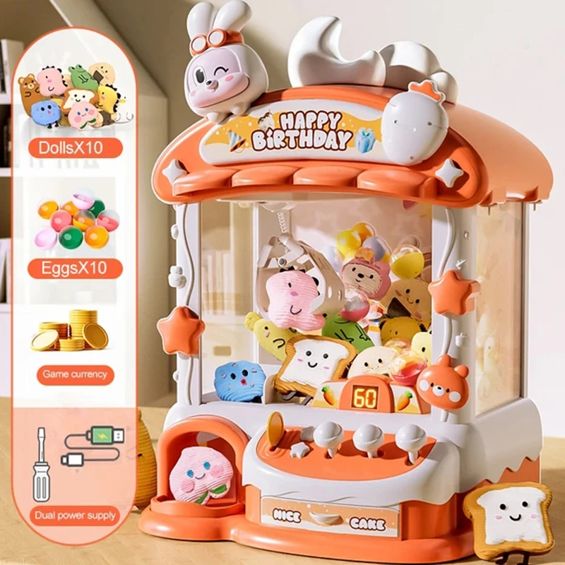 Claw Crane Machine - Cartoon Claw Game Machine Rabbit Automatic