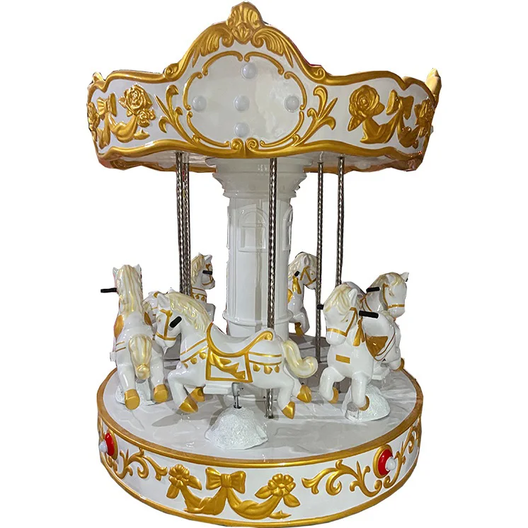 Coin Operated Kiddie Ride - 2026 Fairy Tale Style Carousel 6