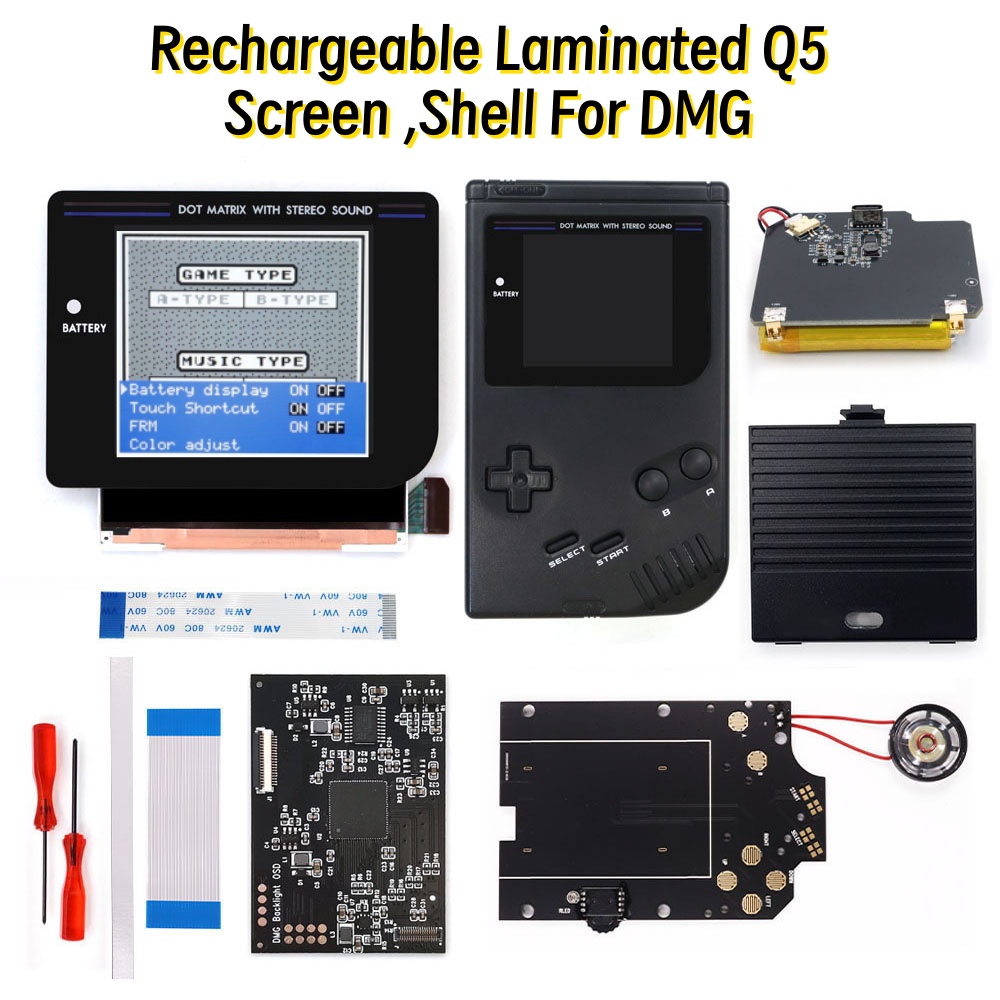 Rechargeable Gray/Black/White  - огляд і ціна Lcd Screen Arcade