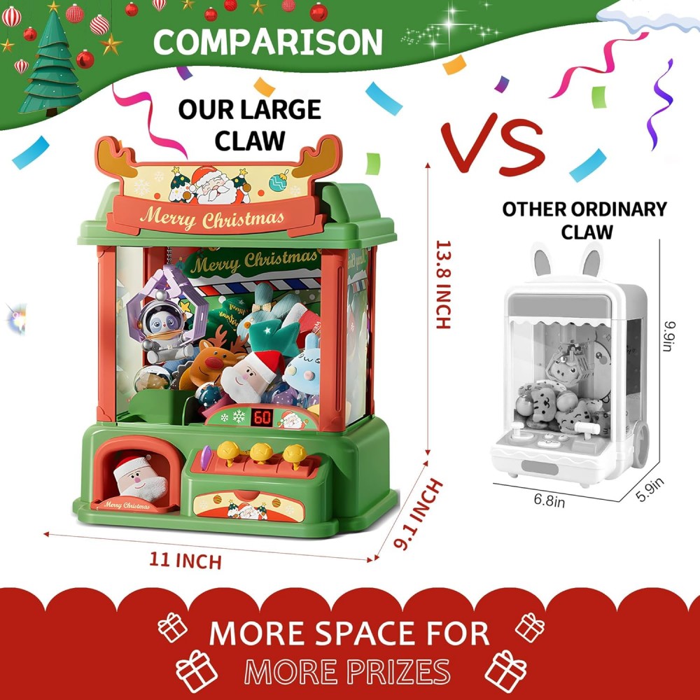 Christmas Claw Machine For Kid - огляд і ціна Arcade Games And Vending