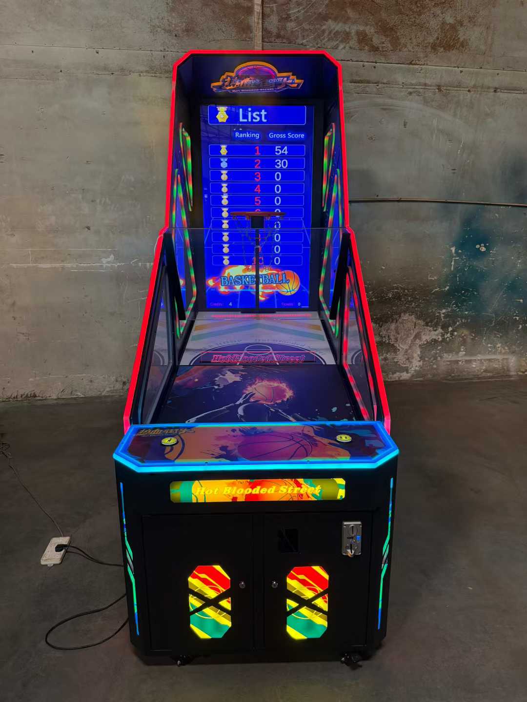Coin-Operated LED Basketball A - огляд і ціна Ticket Redemption Machine