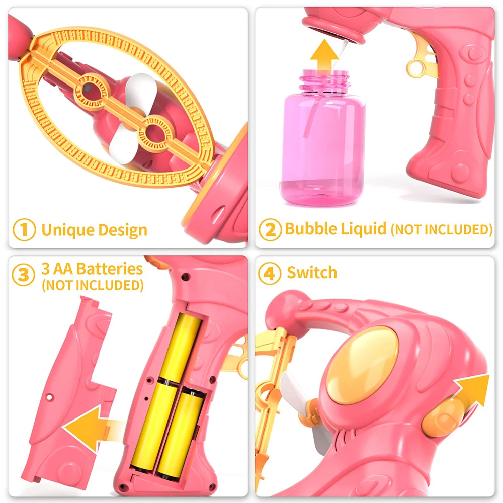 Automatic Bubble Gun Blowing E - огляд і ціна Bubble Gum Machine