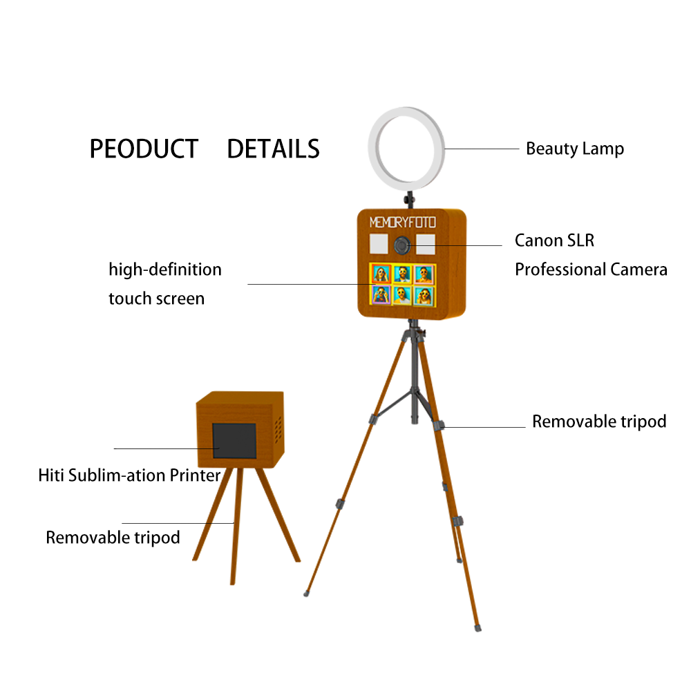 CustomizeRetro Photobooth Real - огляд і ціна Photo Booth Machine