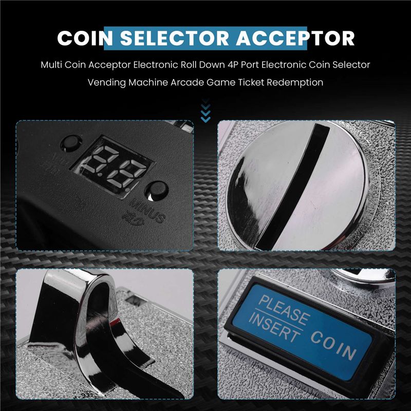 Multi Coin Acceptor Electronic - огляд і ціна Ticket Redemption Machine