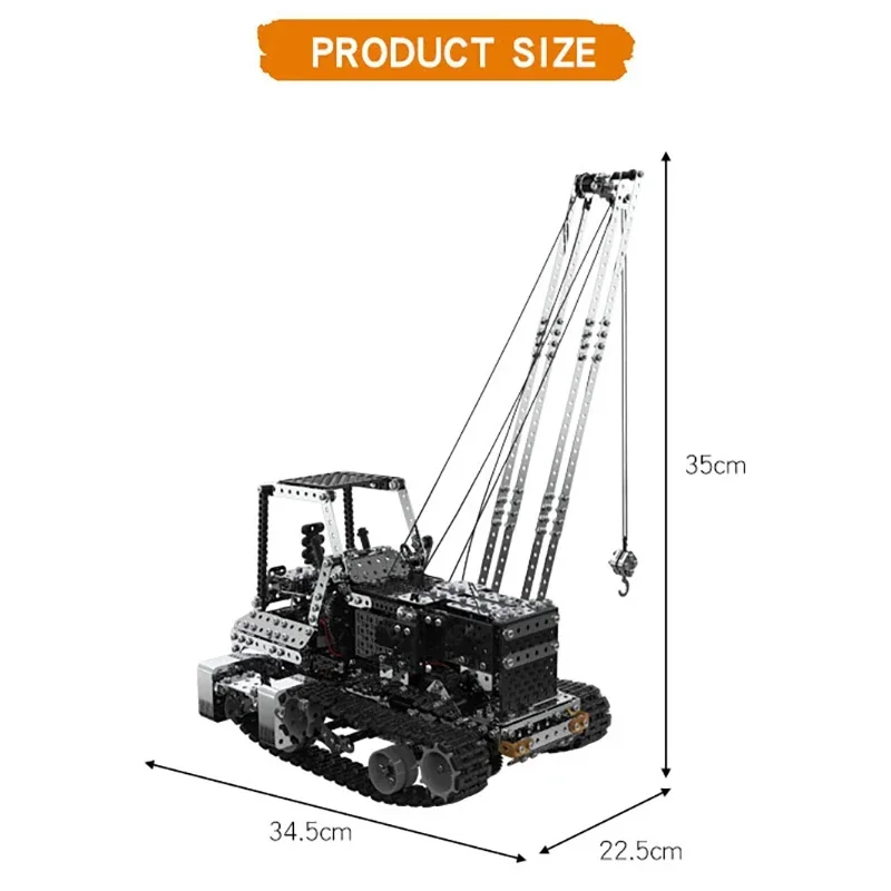 DIY Metal RC Crane Electric Ho - огляд і ціна Claw Crane Machine