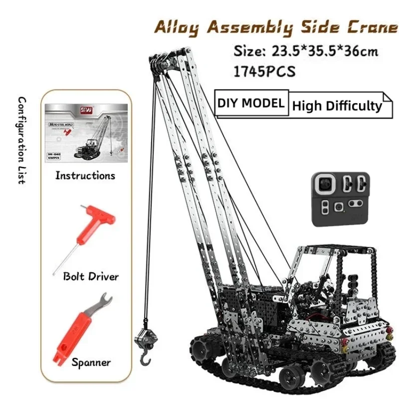 DIY Metal RC Crane Electric Ho - огляд і ціна Claw Crane Machine
