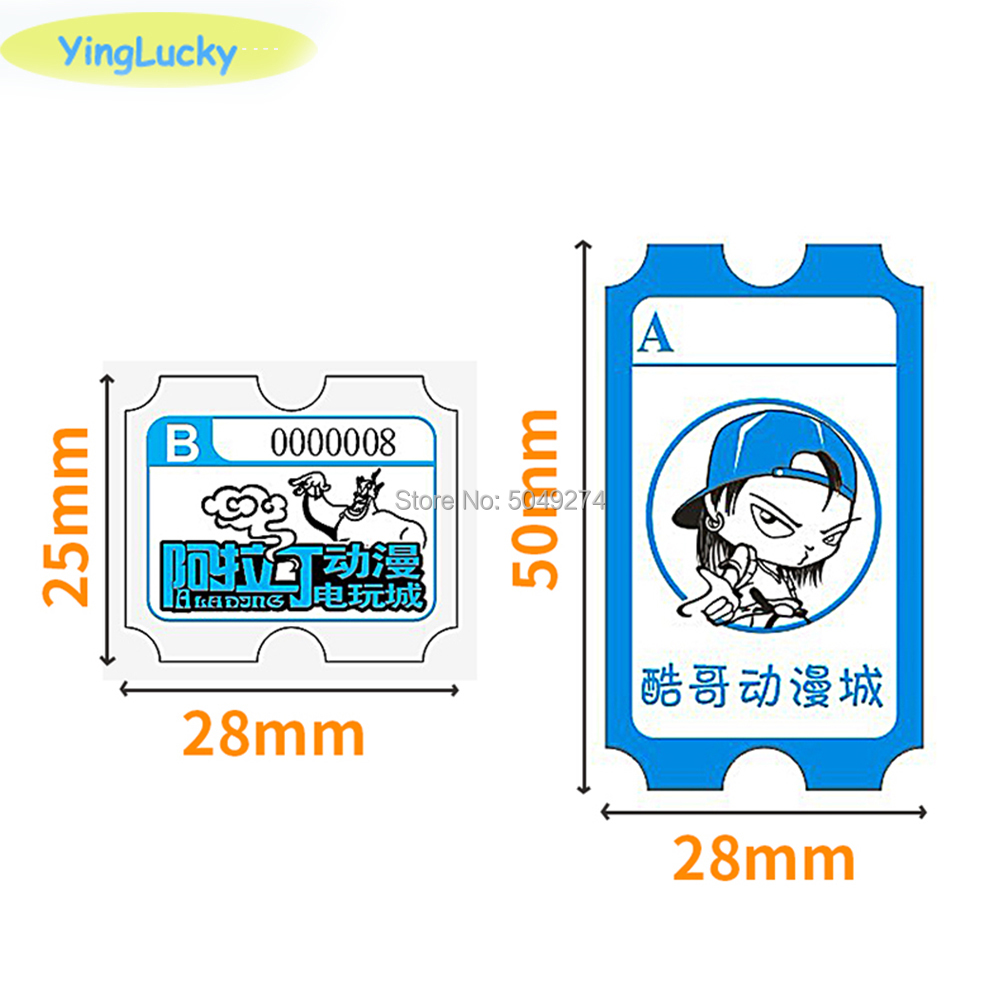 yinglucky 2000 pcs/lot lottery - огляд і ціна Ticket Redemption Machine