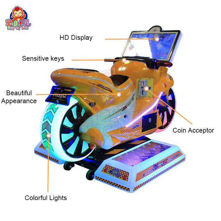 Indoor Amusement Children Moto - огляд і ціна Coin Operated Kiddie Ride