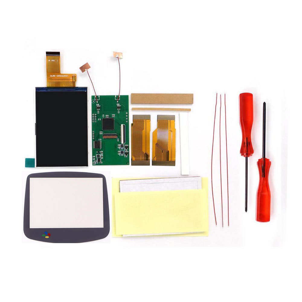 For GBA V5 Drop in Backlight L - огляд і ціна Lcd Screen Arcade