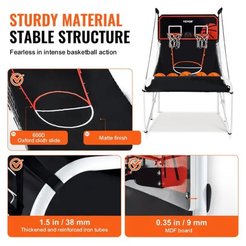 【Hot Item】Foldable Basketball  - огляд і ціна Arcade Games & Vending Llc Photos