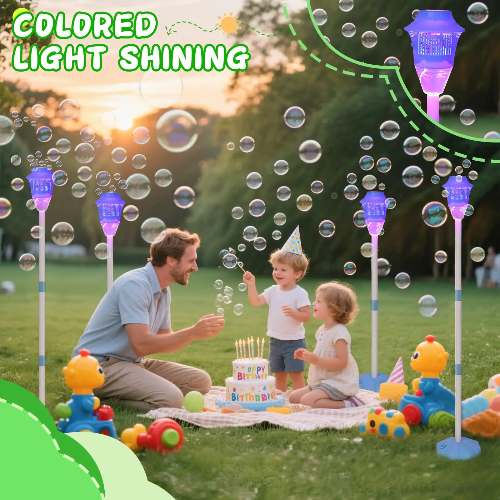Stand Bubble Machine with Ligh - огляд і ціна Bubble Gum Machine