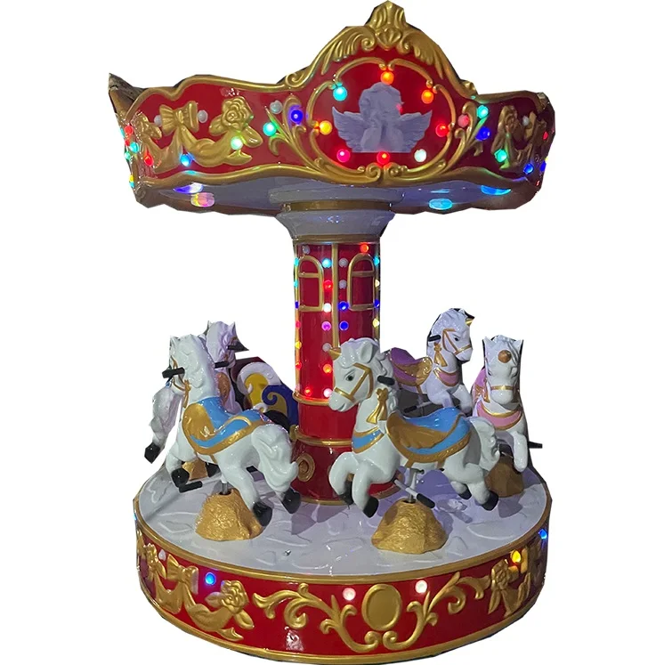 2026 Fairy Tale Style Carousel - огляд і ціна Coin Operated Kiddie Ride