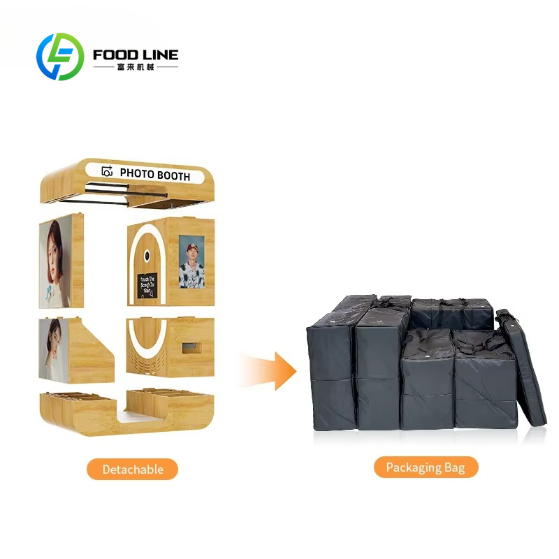 Customized Portable Wooden Bar - огляд і ціна Photo Booth Machine