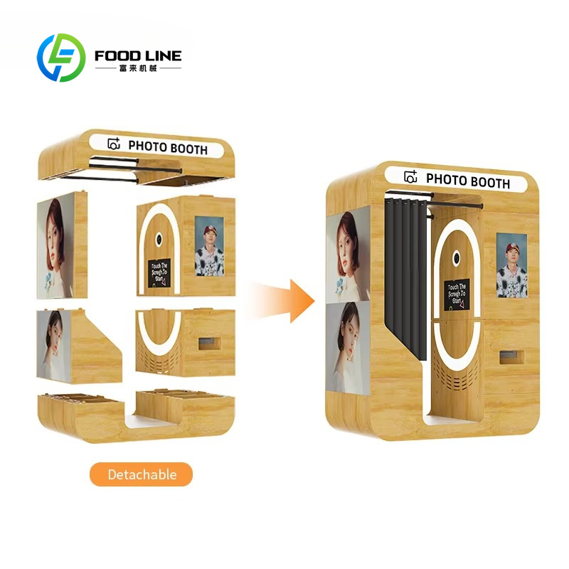 Customized Portable Wooden Bar - огляд і ціна Photo Booth Machine