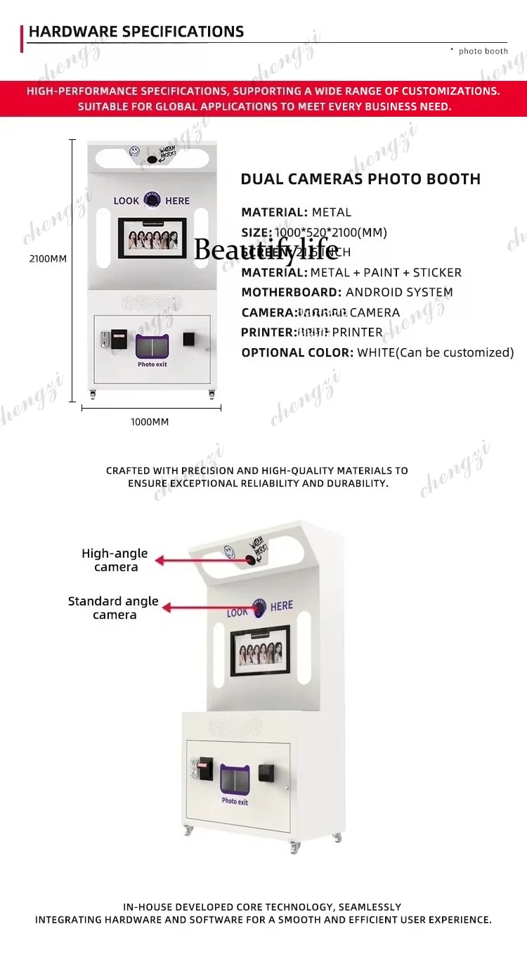 HR  Professional Photo Booth M - огляд і ціна Photo Booth Machine