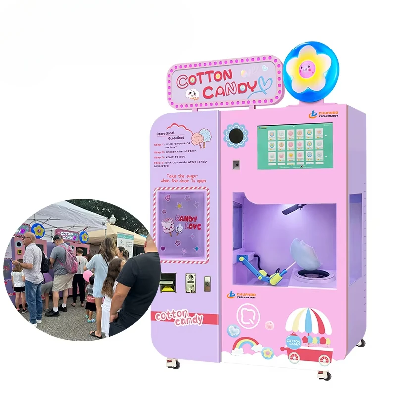 Customized Cotton Candy Vendin - огляд і ціна Candy Vending Machine