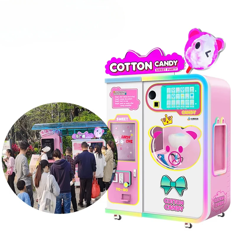 Customized Cotton Candy Vendin - огляд і ціна Candy Vending Machine