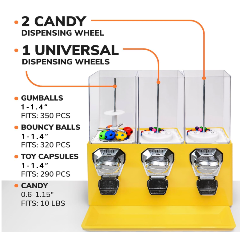 2025 Popular Deer Three-in-One - огляд і ціна Candy Vending Machine