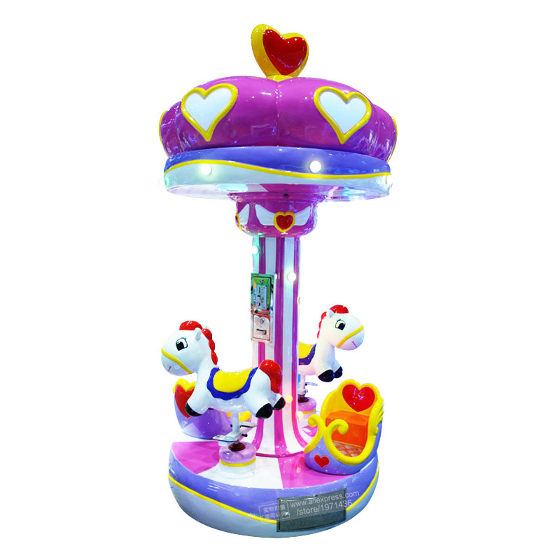 Electric Carousel Horse 3 Pers - огляд і ціна Coin Operated Kiddie Ride