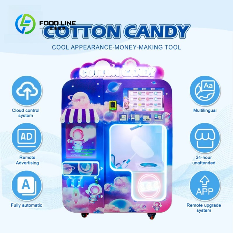 Customized Cotton Candy Vendin - огляд і ціна Bill Acceptor Vending